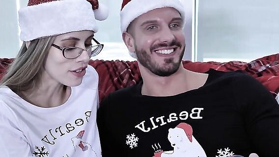Santa punishes stepdaughter with sex 