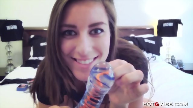 In front of a webcam masturbating pussy 
