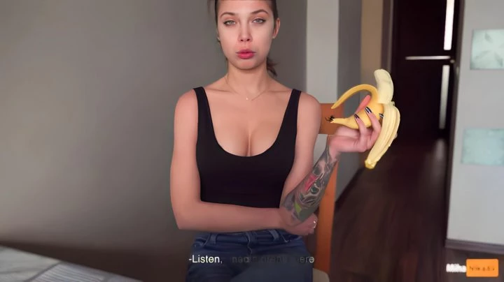 ⁣Confessing To Her Brother In Her Desire To Taste Sperm, The Russian Nyashka Gave A Deep Blowjob 